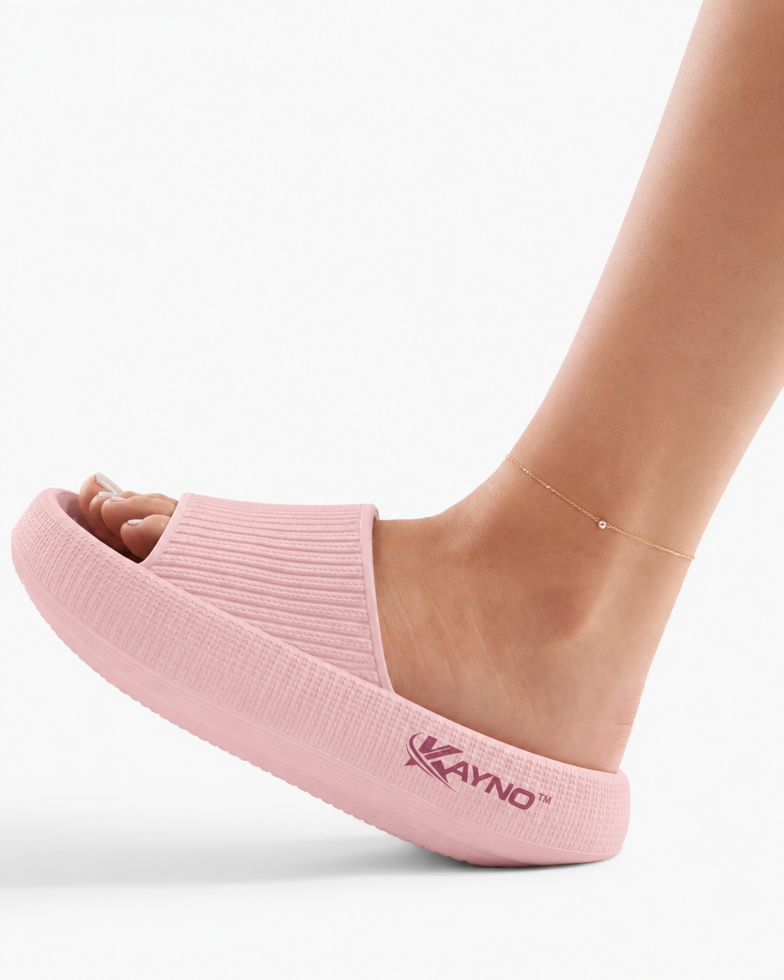 KAYNO Flamingo Komfortsohle und Obermaterial im Detail