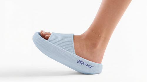KAYNO Sky Blue Komfortsohle und Obermaterial im Detail